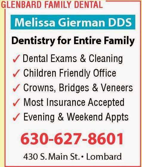 Glenbard Family Dental | 430 S Main St, Lombard, IL 60148, USA | Phone: (630) 627-8601