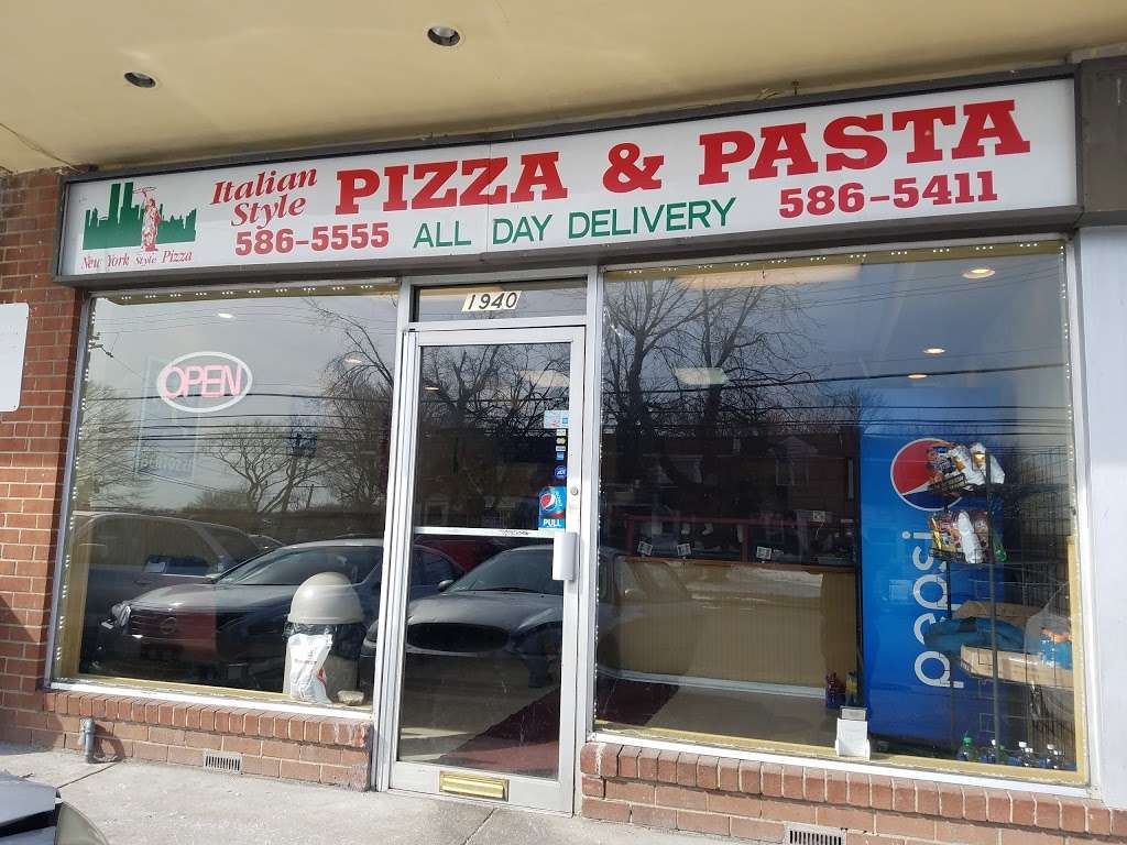 Italian Style Pizza & Pasta | 1940 Delmar Dr, Folcroft, PA 19032, USA | Phone: (610) 586-5555