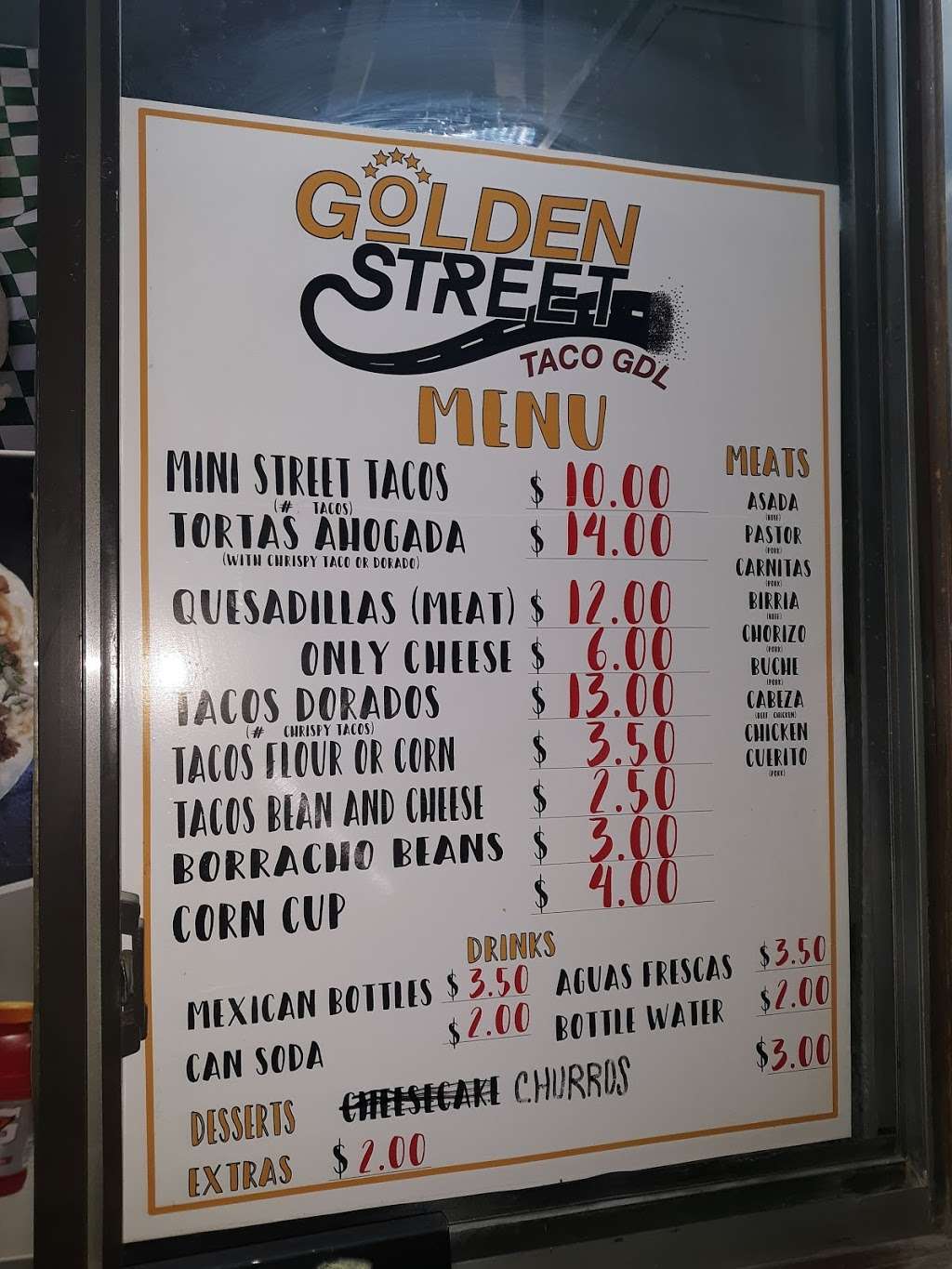 Golden Street Taco G D L | 9797 FM1560, San Antonio, TX 78254, USA | Phone: (210) 535-0249