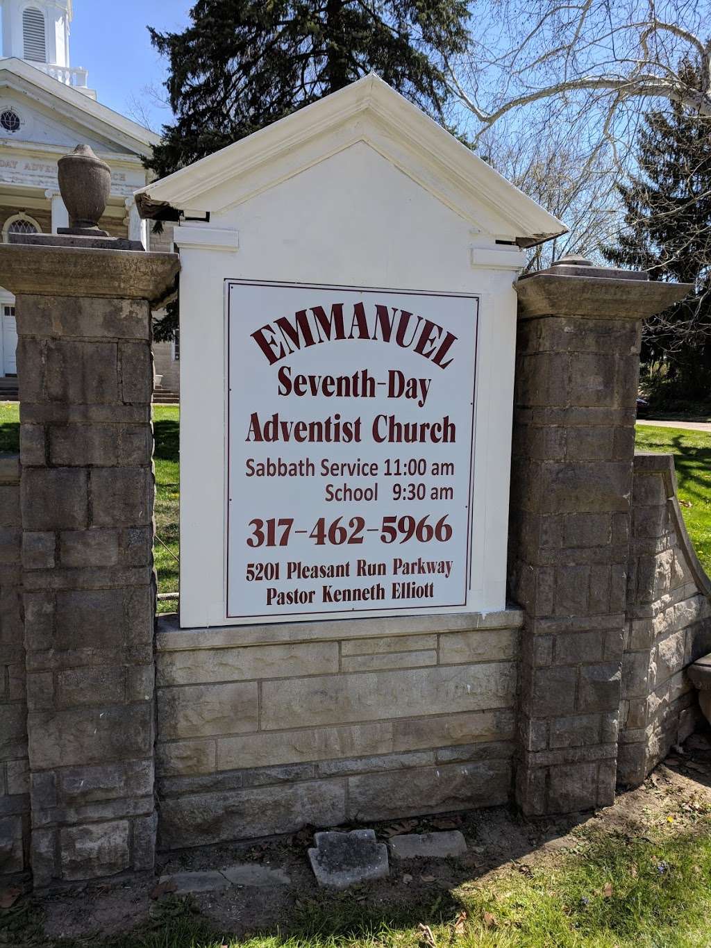 Emmanuel Seventh-day Adventist Church | 5201 E Pleasant Run Pkwy S Dr, Indianapolis, IN 46219, USA | Phone: (317) 426-5966