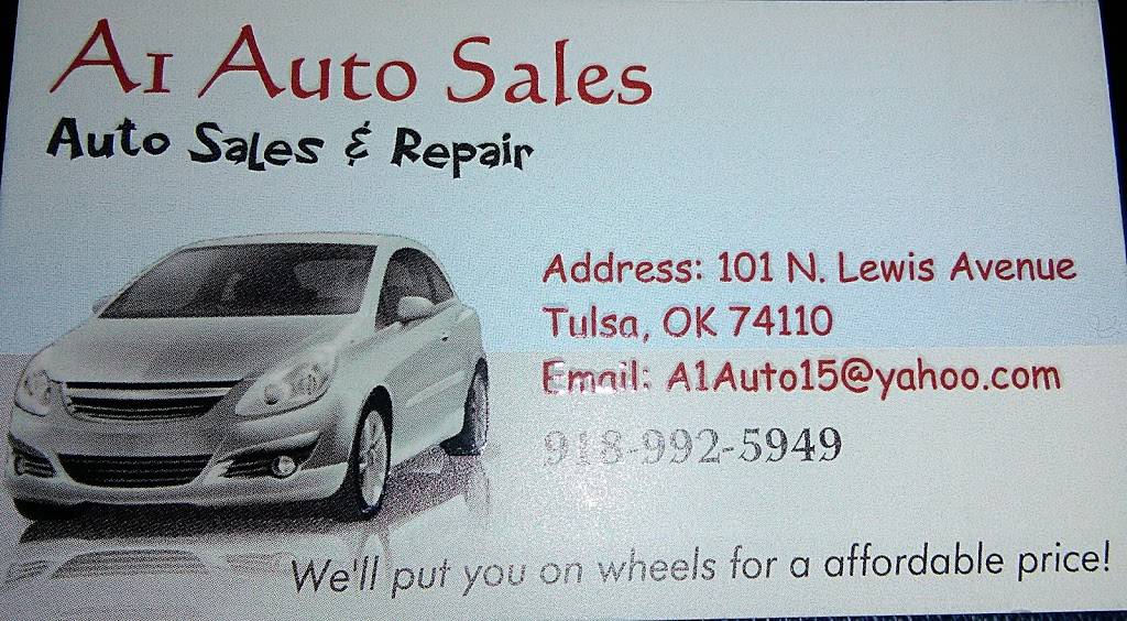 A1 Auto Plus | 101 N Lewis Ave, Tulsa, OK 74110, USA | Phone: (918) 992-5949