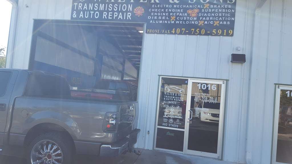 Walter & Sons Transmission & Auto Repair | 1016 American Way, Kissimmee, FL 34741, USA | Phone: (407) 750-5919