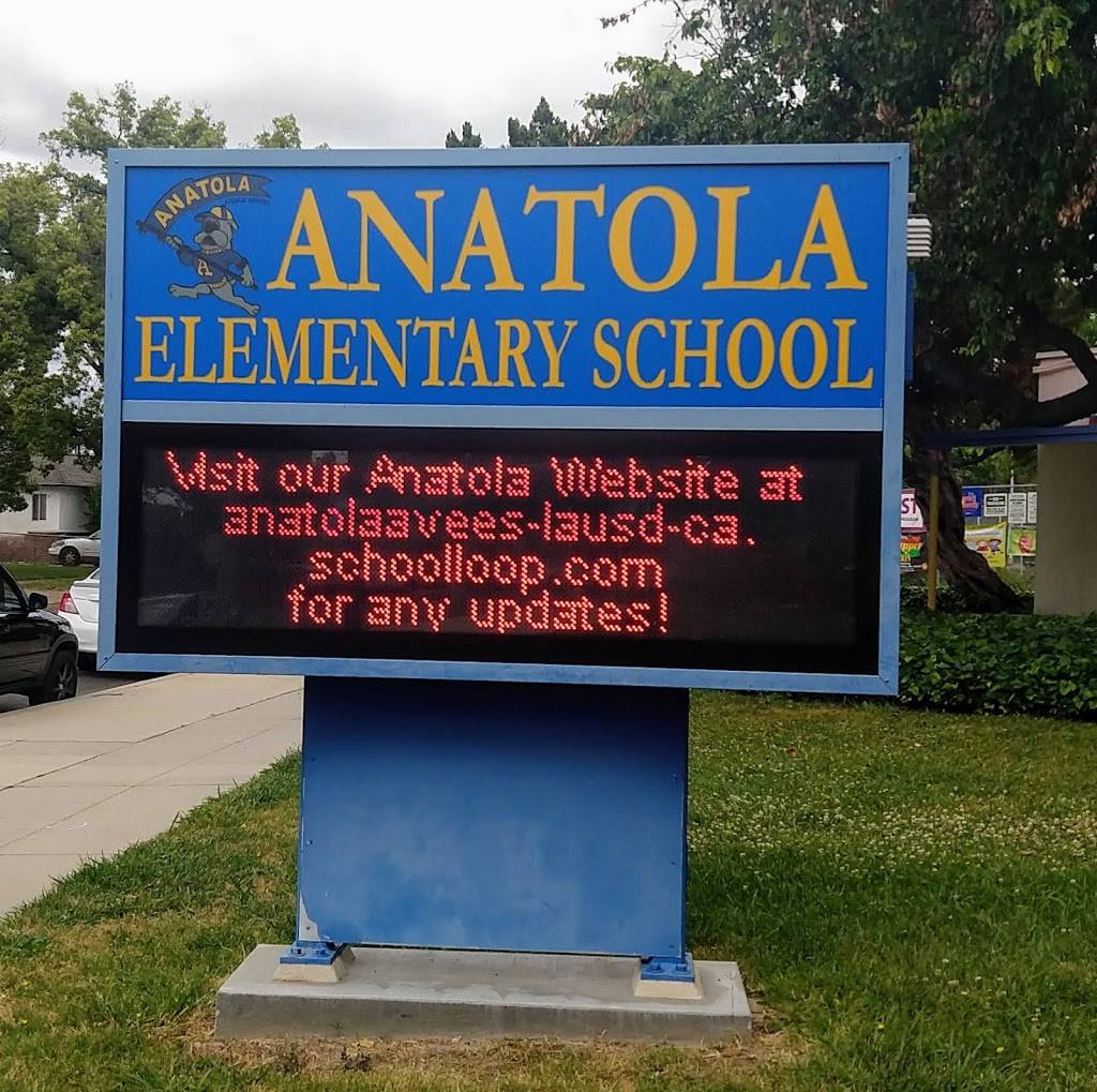 Anatola Elementary | 7364 Anatola Ave, Van Nuys, CA 91406, USA | Phone: (818) 343-8733