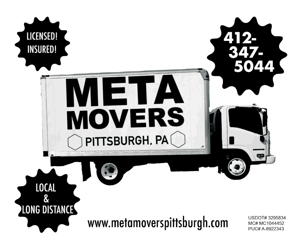 Meta Movers | 13 Holt St, Pittsburgh, PA 15203 | Phone: (412) 347-5044