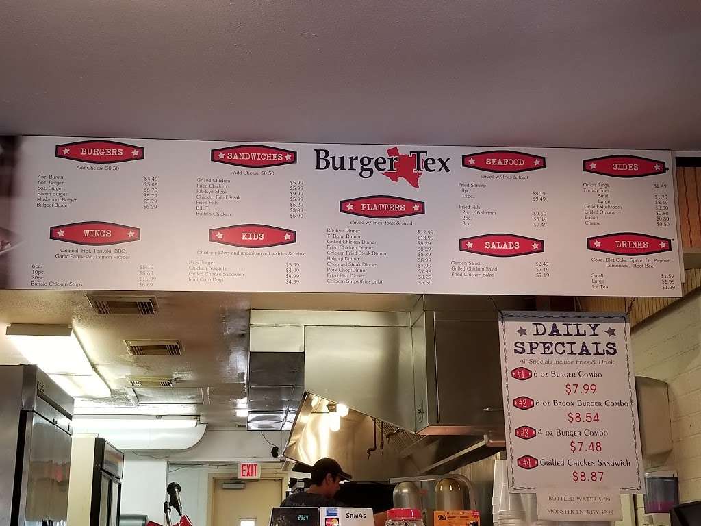 Burger Tex | 6918 Spencer Hwy, Pasadena, TX 77505, USA | Phone: (281) 479-3322