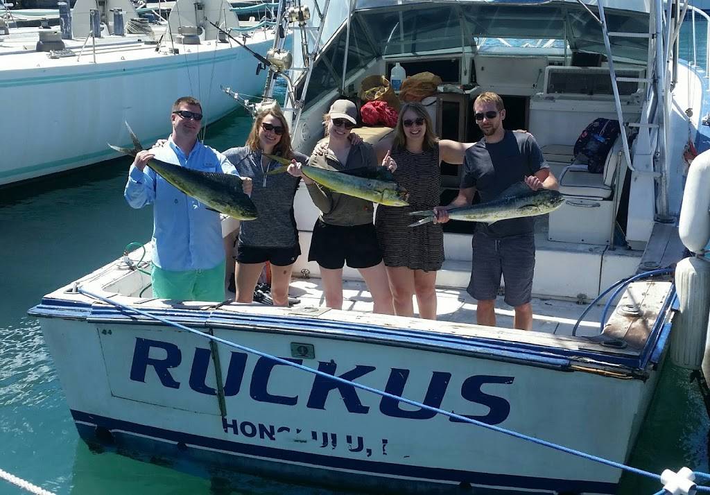 Ruckus Sportfishing and Diving | 1125 Ala Moana Blvd, Honolulu, HI 96814, USA | Phone: (808) 492-7777