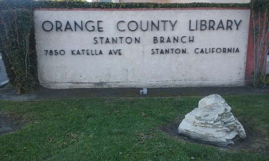Stanton Library | 7850 Katella Ave, Stanton, CA 90680 | Phone: (714) 898-3302
