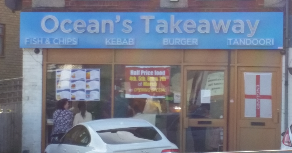 Oceans Takeaway | 166 Mayplace Rd E, Bexleyheath DA7 6EJ, UK | Phone: 01322 558929