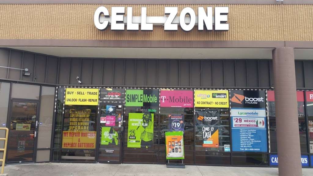 Cell Zone West Bellfort | 11715 W Bellfort Ave B, Stafford, TX 77477 | Phone: (281) 988-9633