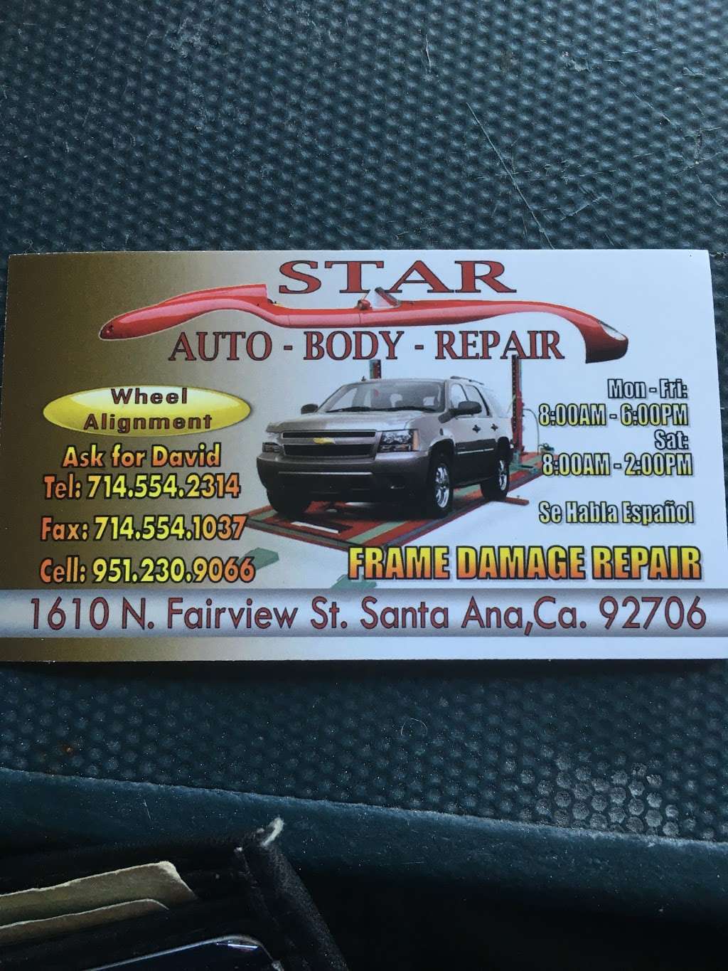 Star Auto Fix | 1610 N Fairview St, Santa Ana, CA 92706, USA | Phone: (714) 554-2314