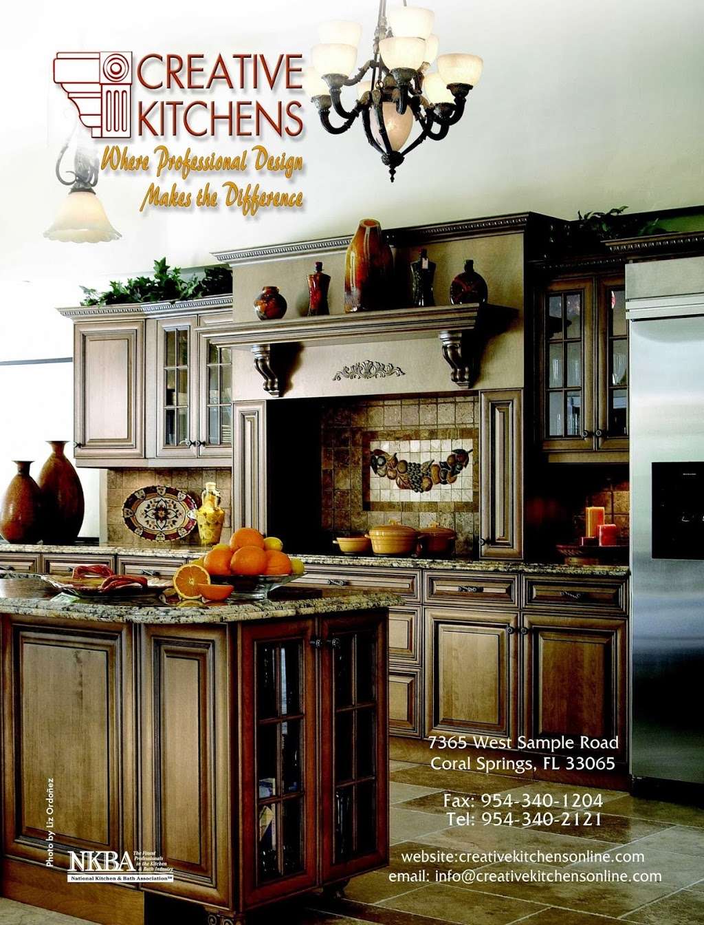 Creative Kitchens | 7365 W Sample Rd, Pompano Beach, FL 33065, USA | Phone: (954) 340-2121