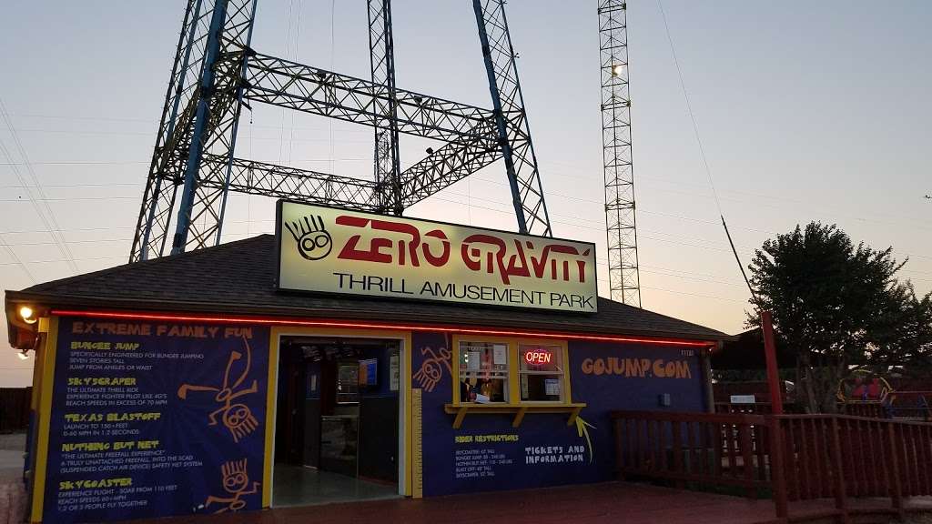 Zero Gravity Thrill Amusement Park | 11131 Malibu Dr, Dallas, TX 75229, USA | Phone: (972) 484-8359