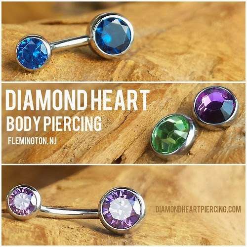 Diamond Heart Body Piercing & Tattoo | 19 Stangl Rd, Flemington, NJ 08822, USA | Phone: (908) 237-1755