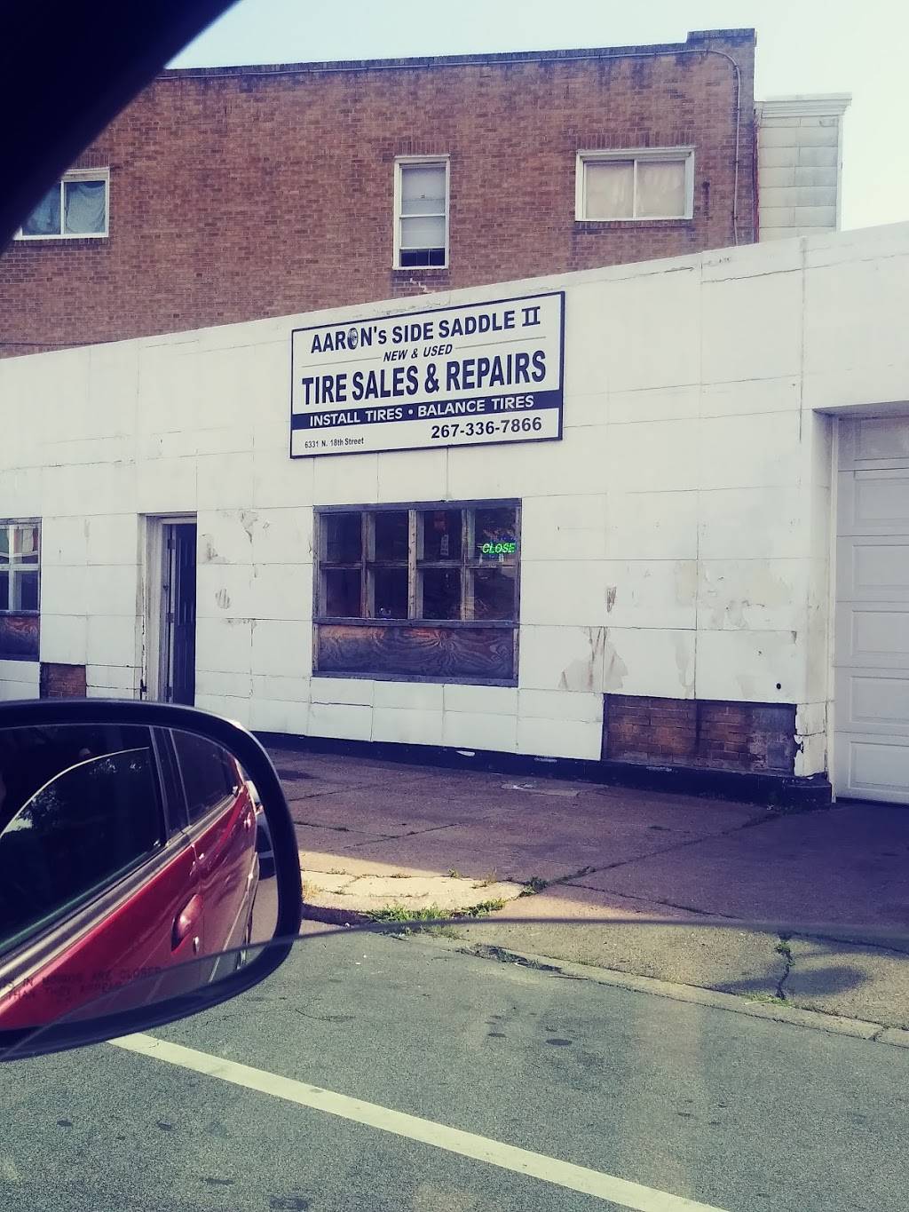 Aarons Sidesaddle Tire Repair ll | 6331 N 18th St, Philadelphia, PA 19141, USA | Phone: (267) 336-7866