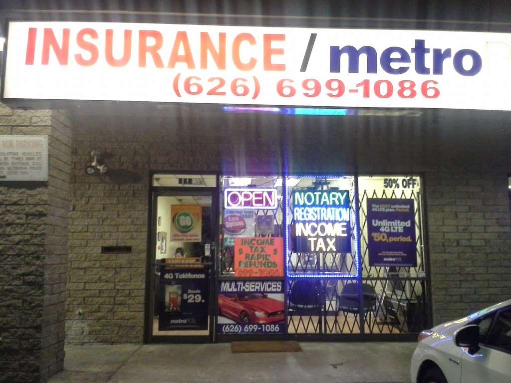 Multi-Services Insurance | 120 N Vincent Ave, West Covina, CA 91790, USA | Phone: (626) 699-1086
