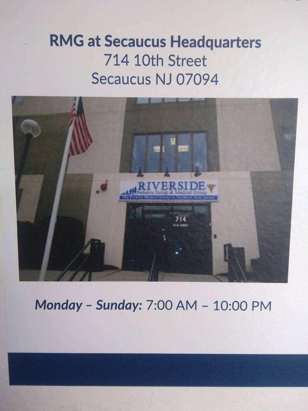 Riverside Pediatric Group | 714 10th St UNIT 3, Secaucus, NJ 07094, USA | Phone: (201) 863-3346