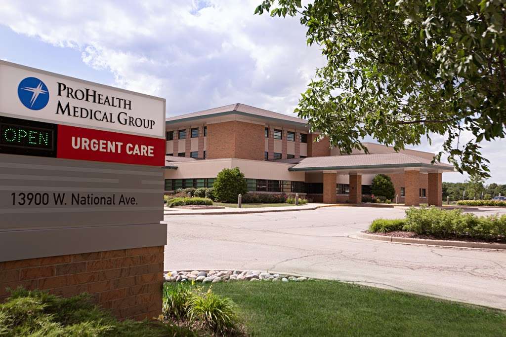 ProHealth Medical Group Clinic & Urgent Care New Berlin | 13900 W National Ave, New Berlin, WI 53151, USA | Phone: (262) 928-4500
