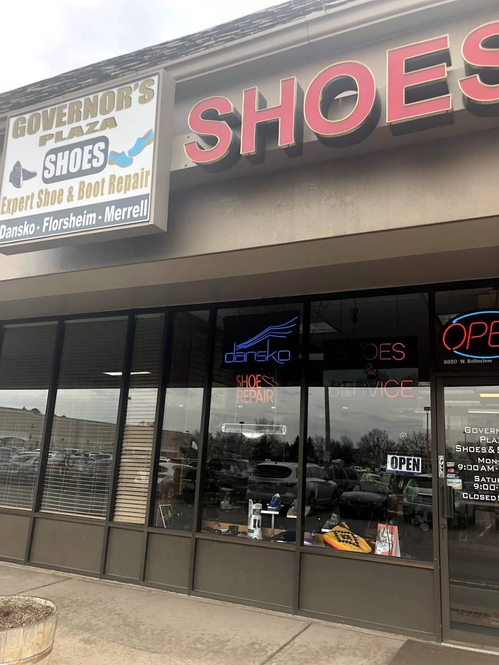 Governors Plaza Shoes & Services | 9880 W Belleview Ave, Littleton, CO 80123, USA | Phone: (303) 978-1897