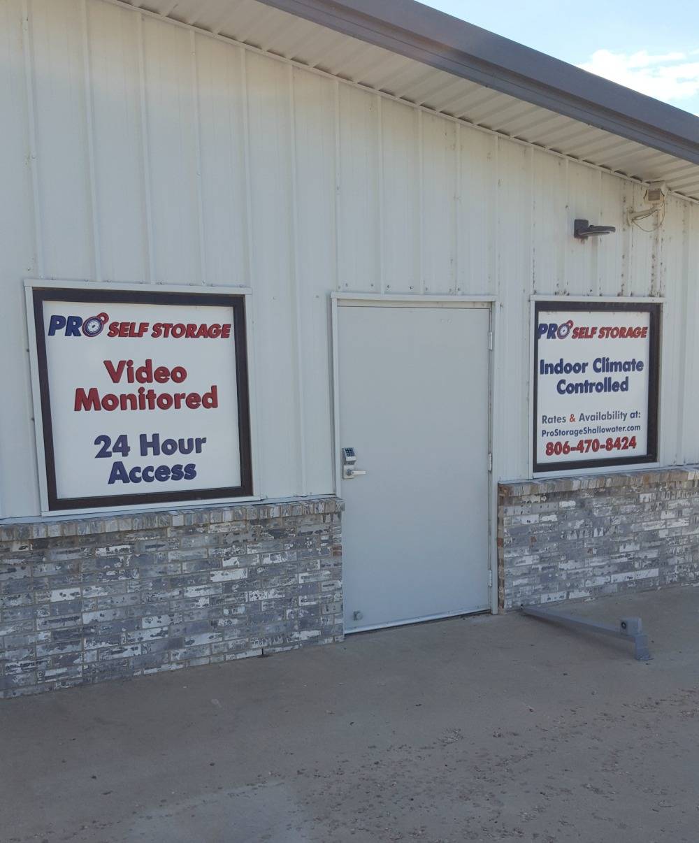 PRO Self Storage - Climate Controlled Units | 7916 Private Rd 5960, Shallowater, TX 79363, USA | Phone: (806) 470-8424