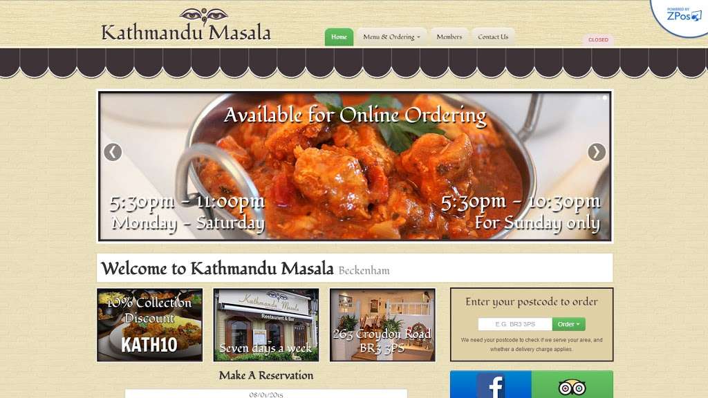 Kathmandu Masala | 263 Croydon Rd, Beckenham BR3 3PS, UK | Phone: 020 8658 9931