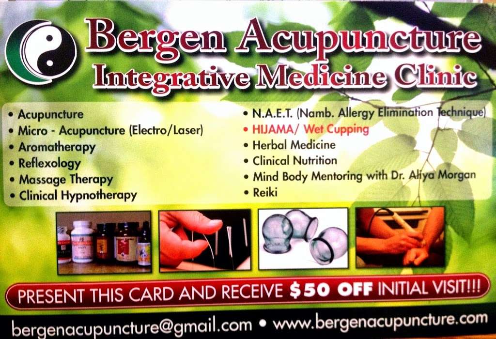 Bergen Acupuncture Integrative Medicine Clinic | 849 Lincoln Ave, Glen Rock, NJ 07452 | Phone: (201) 857-8444