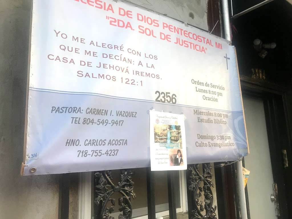 Iglesia De Dios Pentecostal MI 2DA Sol De Justicia | 2354 Pitkin Ave, Brooklyn, NY 11207 | Phone: (804) 549-9417