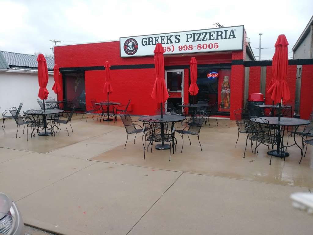 Greeks Pizzeria | 62 E Berry St, Upland, IN 46989, USA | Phone: (765) 998-8005