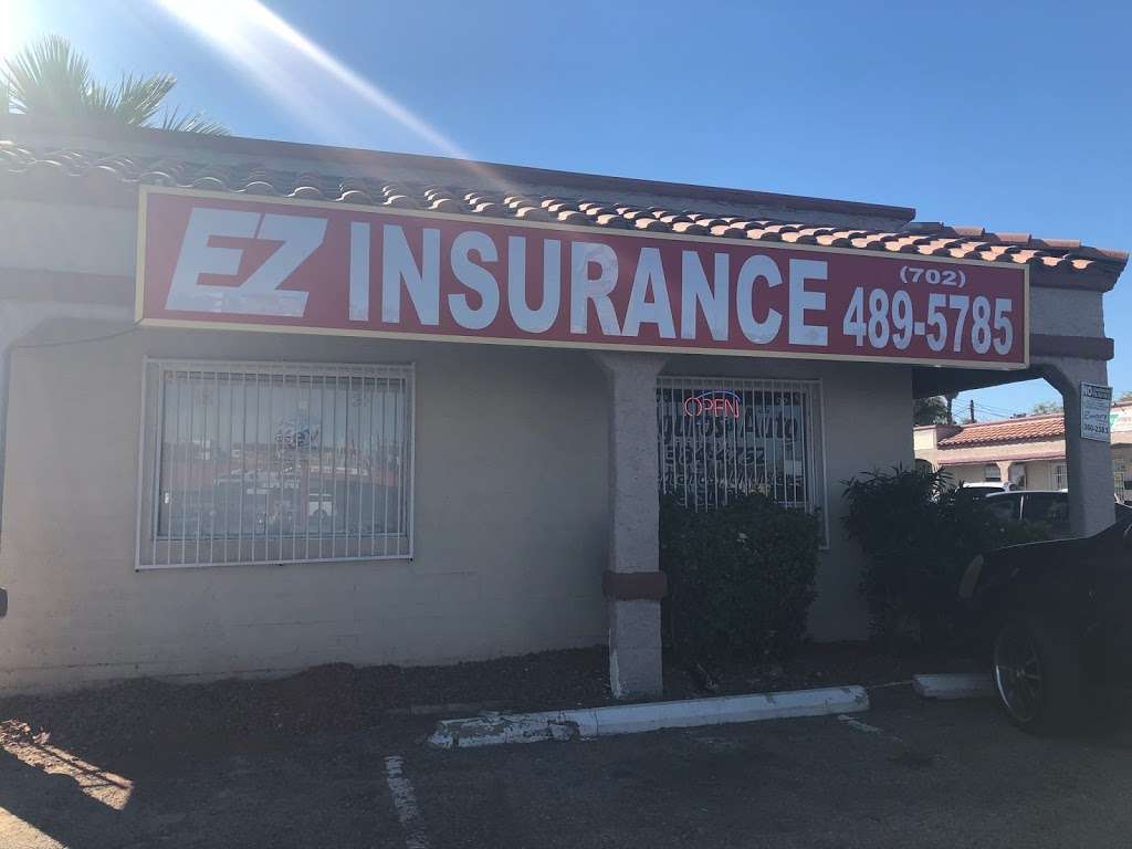 EZ Insurance | 1930 E Charleston Blvd, Las Vegas, NV 89104, USA | Phone: (702) 489-5785