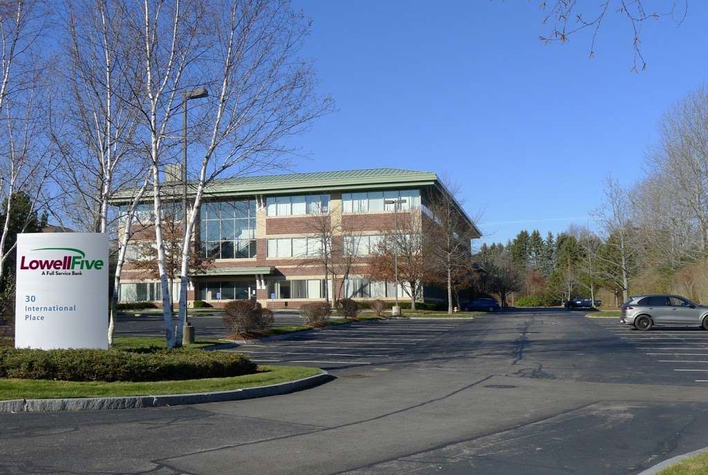 Lowell Five Bank Corporate & Operations Center | 30 International Pl, Tewksbury, MA 01876 | Phone: (978) 452-1300