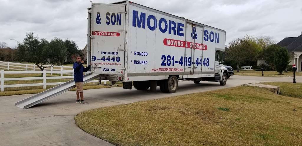 Moore & Son Moving Co | 18403 Pearland Sites Rd, Pearland, TX 77584 | Phone: (281) 489-4448