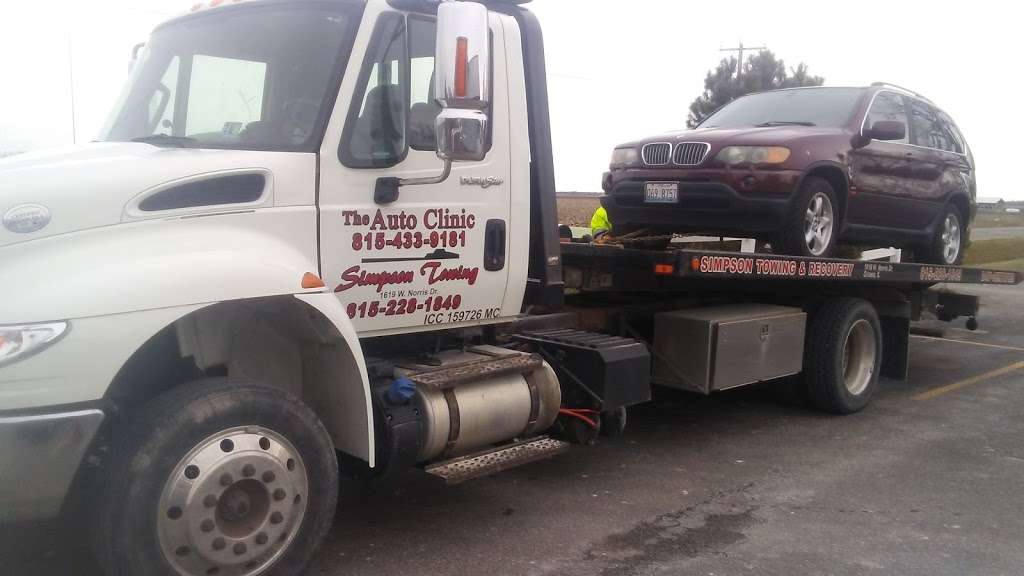 The Auto Clinic & Simpson Towing | 1734 N 26th Rd, Ottawa, IL 61350 | Phone: (815) 433-9181