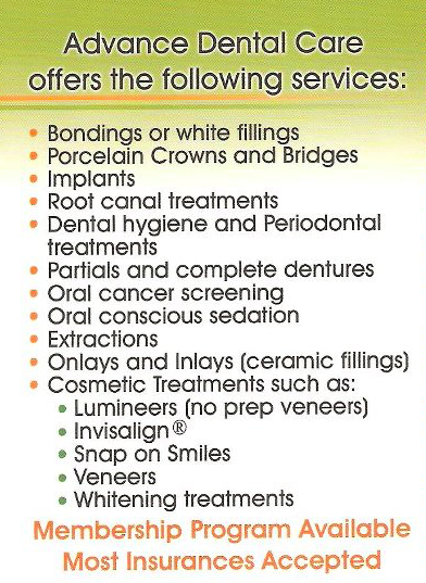 Advance Dental Care Dr. Libia Teran, DDS | 14050 Town Loop Blvd #102, Orlando, FL 32837, USA | Phone: (407) 674-8754