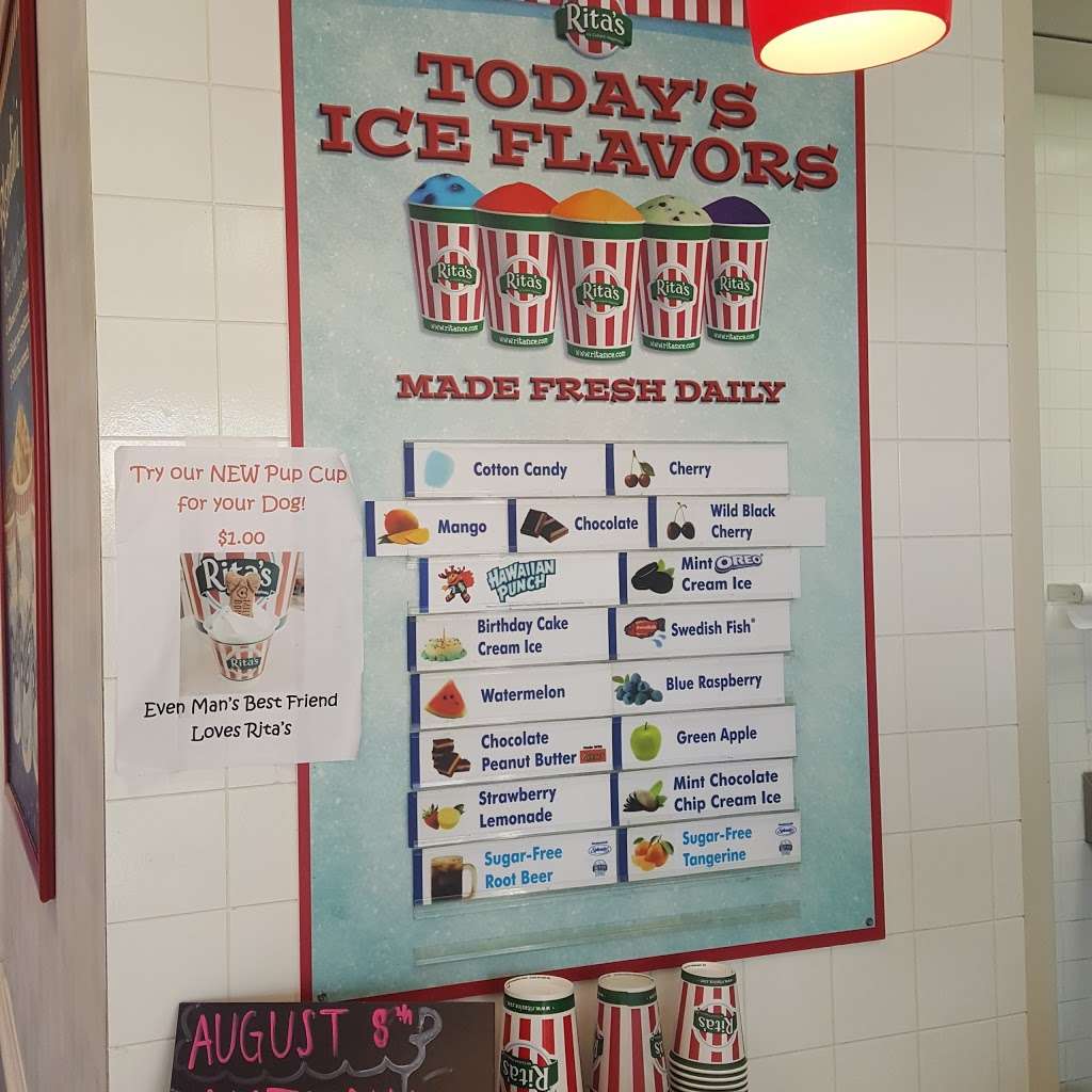 Ritas Italian Ice & Frozen Custard | 1510 Rock Spring Rd, Forest Hill, MD 21050, USA | Phone: (410) 836-0611