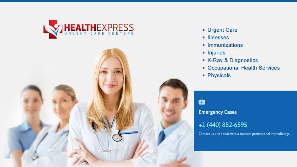 Health Express Urgent Care | 1400 W Pleasant Valley Rd, Parma, OH 44134, USA | Phone: (440) 882-6595