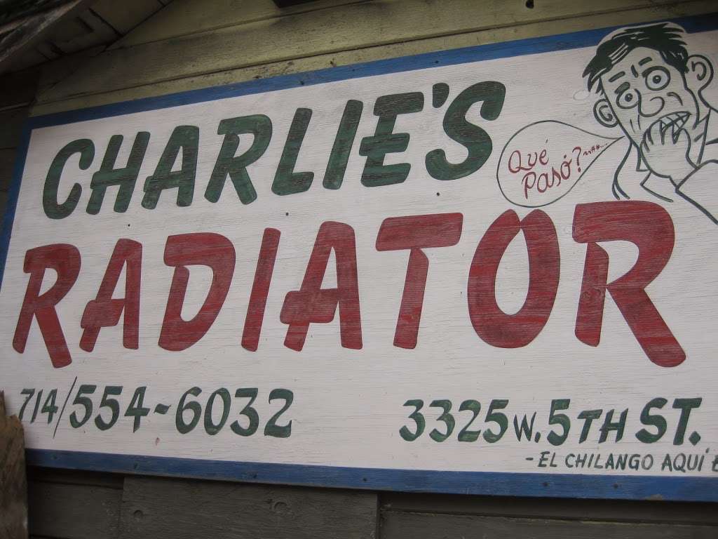 Charlies Radiator | 3325 W 5th St, Santa Ana, CA 92703, USA | Phone: (714) 554-6032