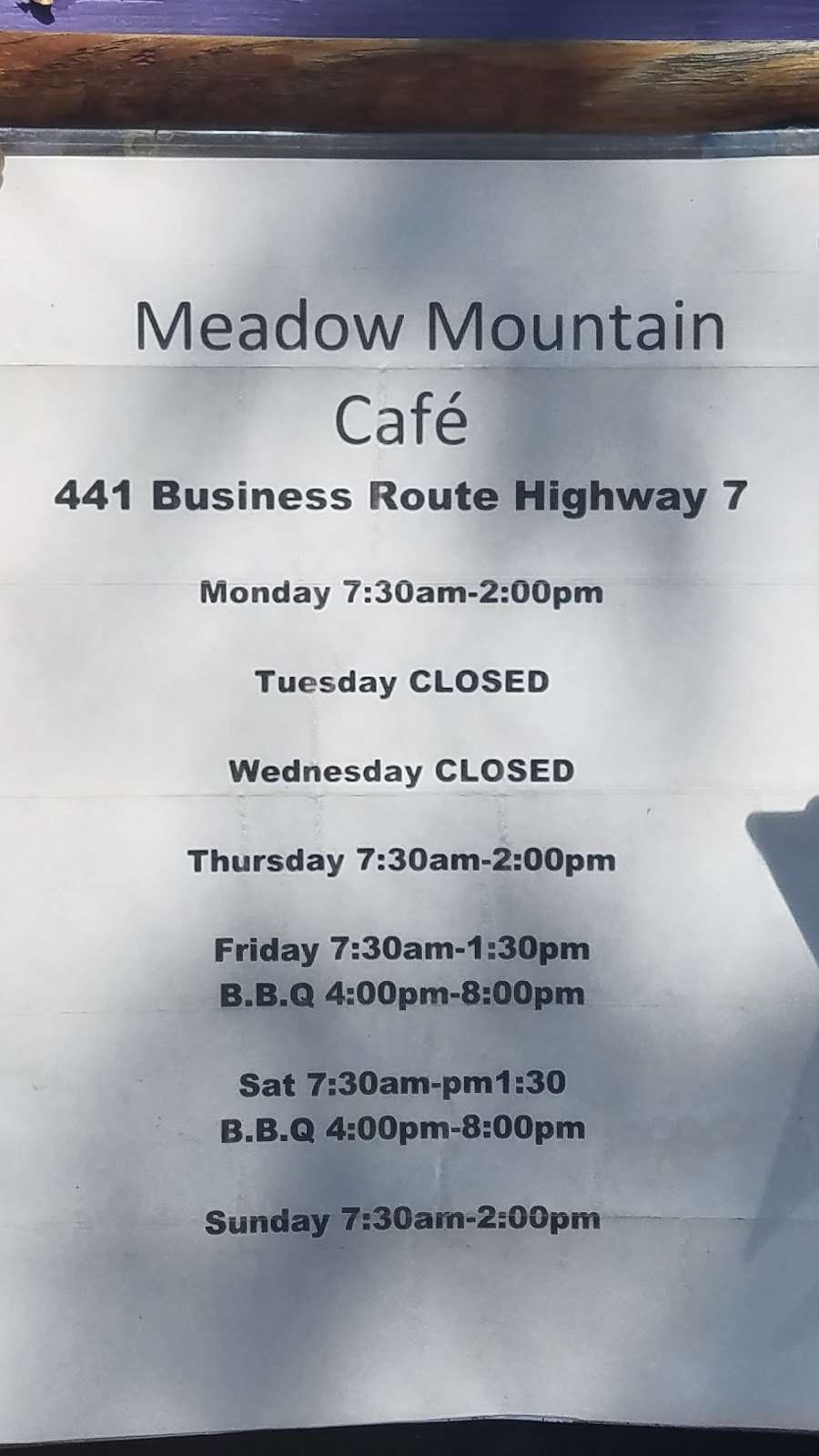 Meadow Mountain Cafe | 441 CO-7 BUS, Allenspark, CO 80510 | Phone: (303) 747-2541