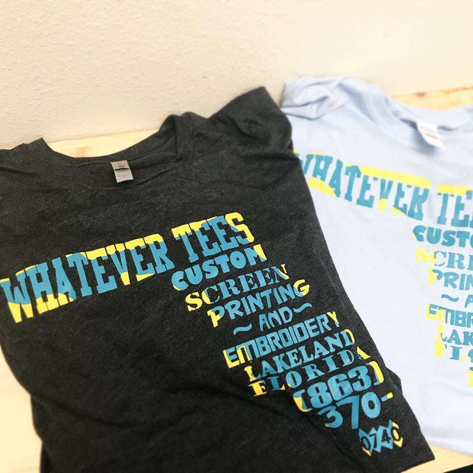 Whatever Tees | 4020 Kidron Rd #6, Lakeland, FL 33811 | Phone: (863) 370-0740