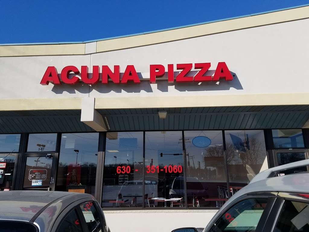 Acuna Pizza | 342 E Irving Park Rd, Roselle, IL 60172, USA | Phone: (630) 351-1060