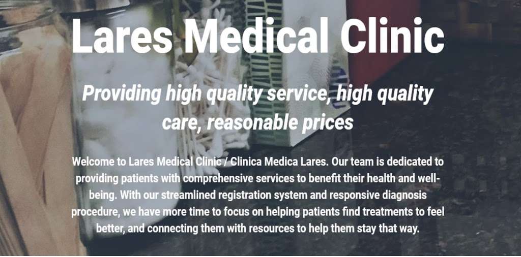 Lares Medical Clinic / Clinica Medica Lares | 9360 Telegraph Rd, Pico Rivera, CA 90660 | Phone: (562) 869-0180