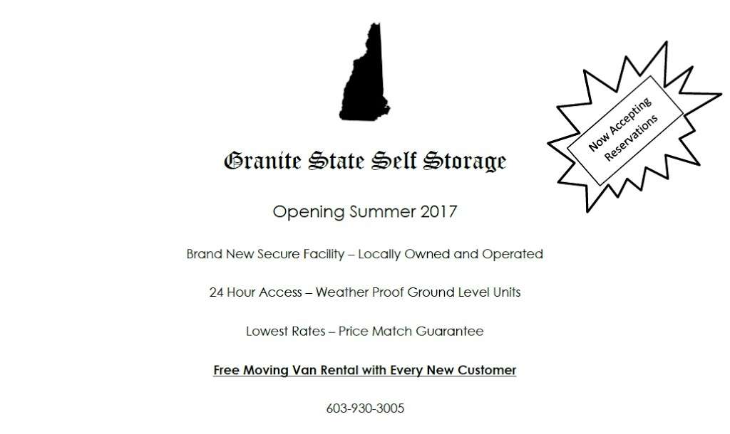 Granite State Self Storage | 63 Rte 13, Brookline, NH 03033, USA | Phone: (603) 324-2387