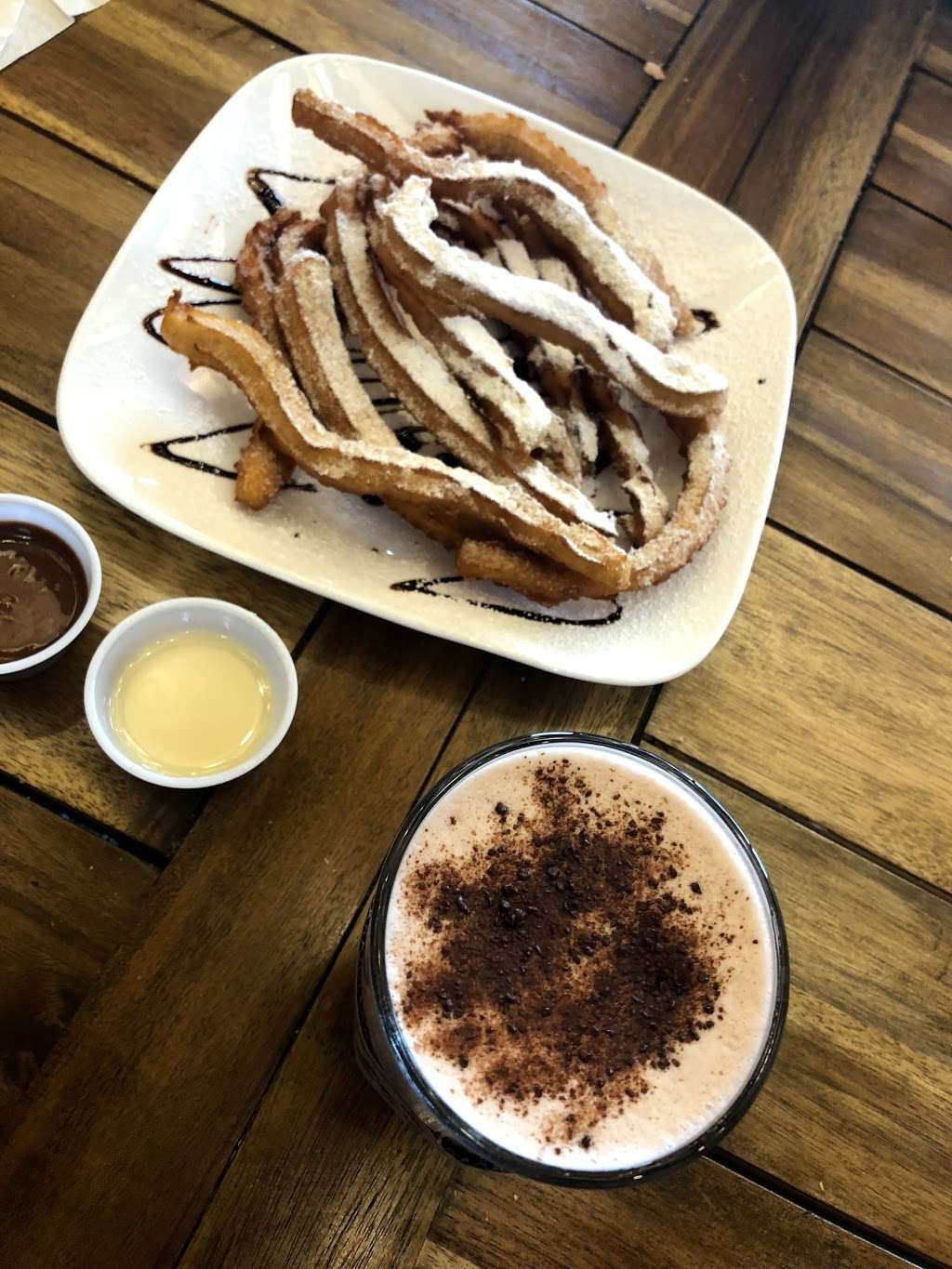 Angels Churros N Chocolate | 1380, 7160 Barker Cypress Rd #F, Cypress, TX 77433, USA | Phone: (832) 770-0802