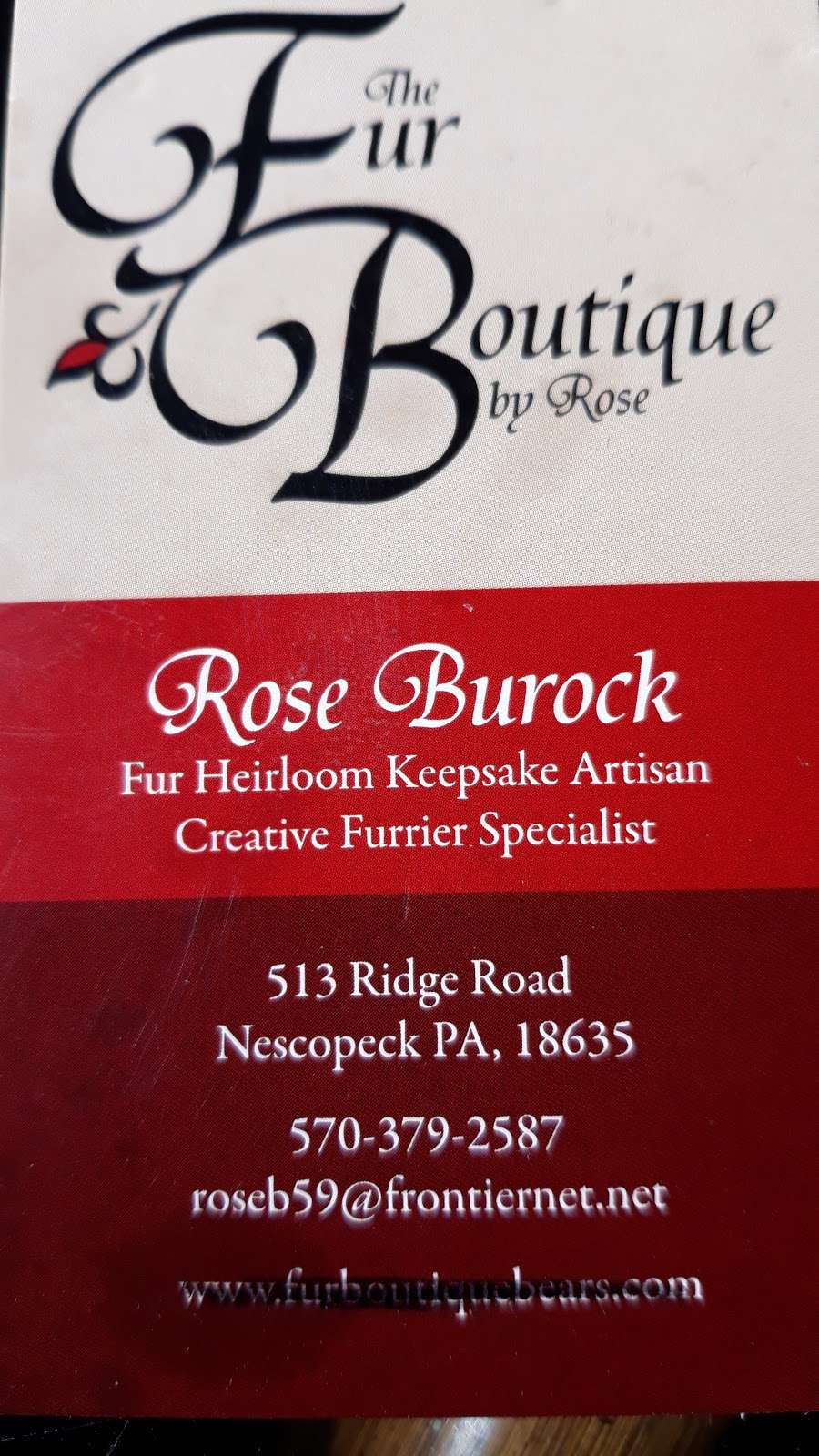 Fur Boutique | 513 Ridge Rd, Nescopeck, PA 18635, USA | Phone: (570) 379-2587