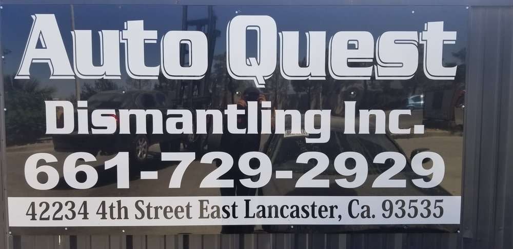 Auto Quest Dismantling, Inc. | 8779 San Fernando Rd, Sun Valley, CA 91352, USA | Phone: (818) 767-0707