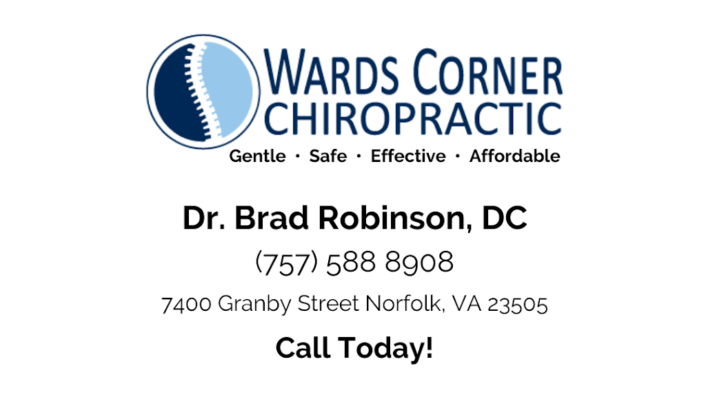 Wards Corner Chiropractic | 7400 Granby St STE F, Norfolk, VA 23505, USA | Phone: (757) 588-8908