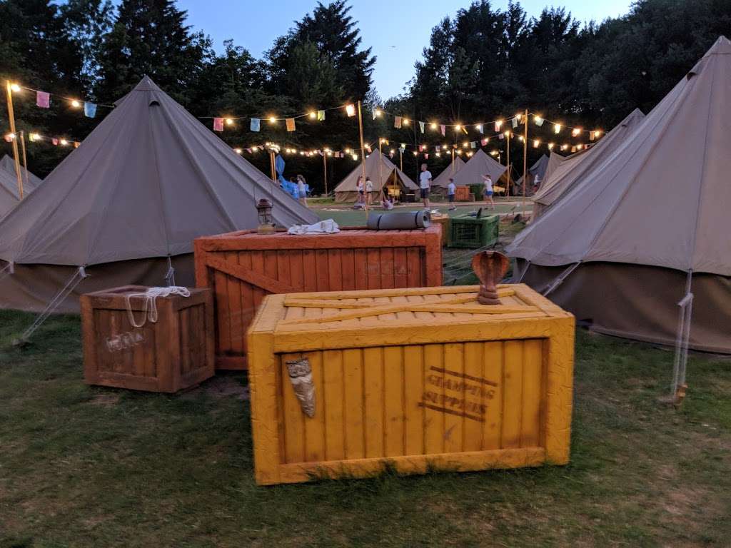 Chessington Explorer Glamping | Leatherhead Rd, Chessington KT9 2NE, UK | Phone: 0871 360 2639