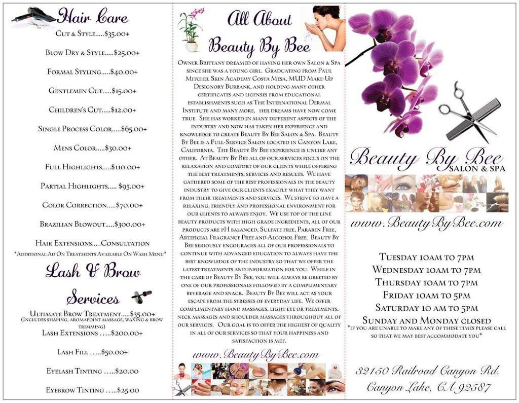 Beauty By Bee Salon & Spa | 32130 Hemple St, Wildomar, CA 92595, USA | Phone: (951) 603-4375