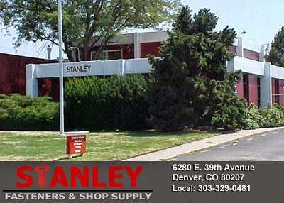 Stanley Fastener & Shop Supply | 6280 E 39th Ave, Denver, CO 80207 | Phone: (303) 329-0481