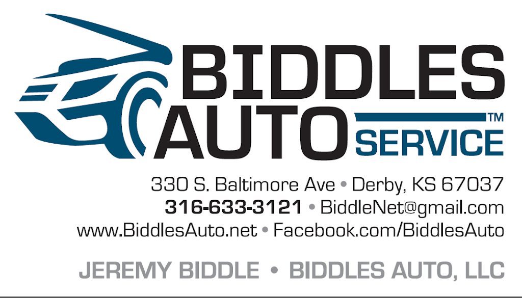 Biddles Auto Service and Sales | 330 S Baltimore Ave, Derby, KS 67037, USA | Phone: (316) 633-3121