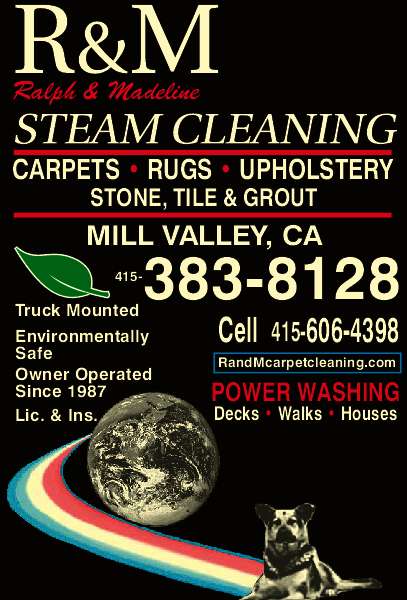 R&M Steam Carpet Cleaning | 324 Miller Ave, Mill Valley, CA 94941, USA | Phone: (415) 606-4398