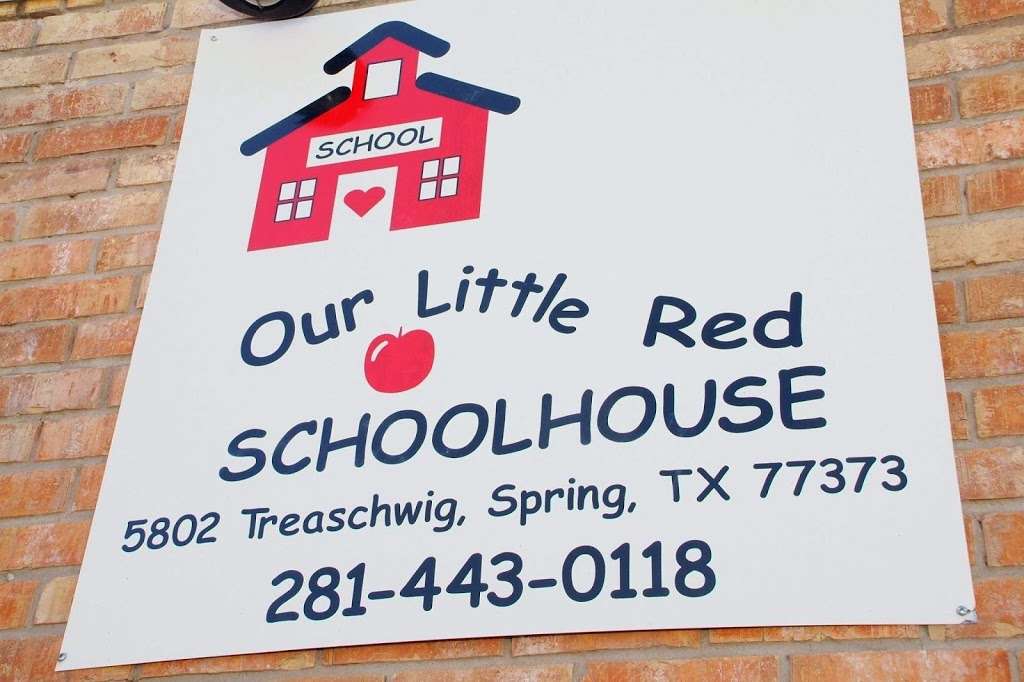 Our Little Red School House | 5802 Treaschwig Rd, Spring, TX 77373 | Phone: (281) 443-0118